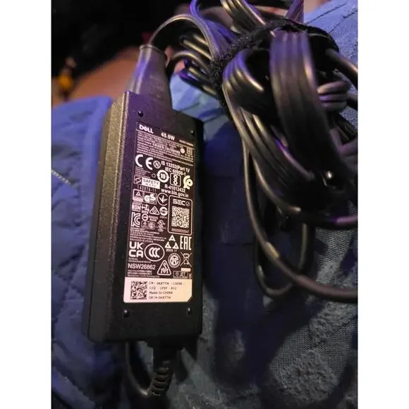 Genuine Dell 45W AC Adapter small tip (4.5mm) for Chromebooks Inspiron XPS