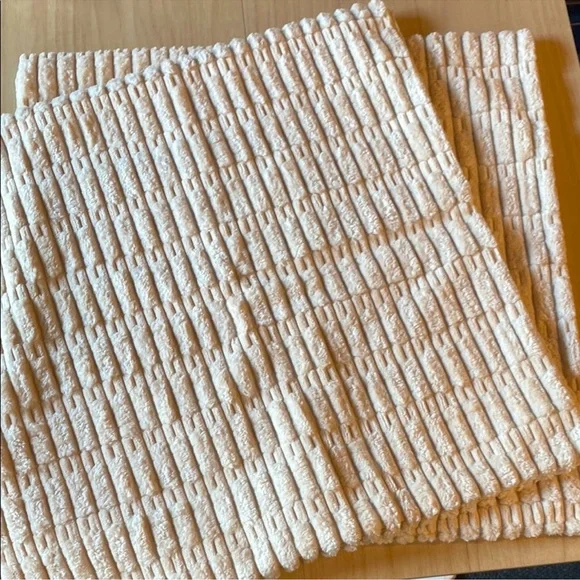 Textured Cream Pillow Covers (Set Of Four)