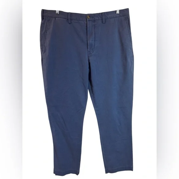 Polo Ralph Lauren Indigo Blu Polo Chino Stretch Straight Fit Mens Pants Sz 38x32