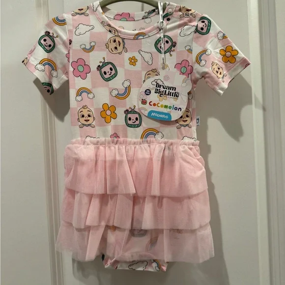 Cocomelon bamboo Bodysuit twirl size 6-12 months NWT by Dream Big Little Co.