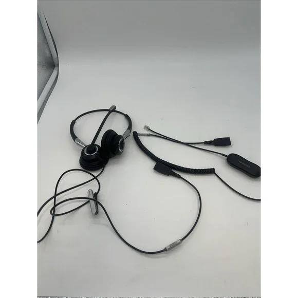 Jabra BiZ 2400 Stereo Corded Noise Canceling QD Headset 2409-820-205 with GN1200
