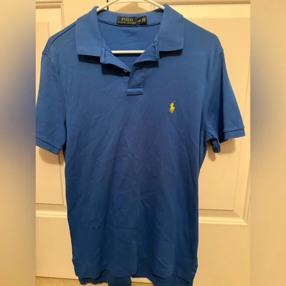 Polo by Ralph Lauren Men's Blue Polo Shirt