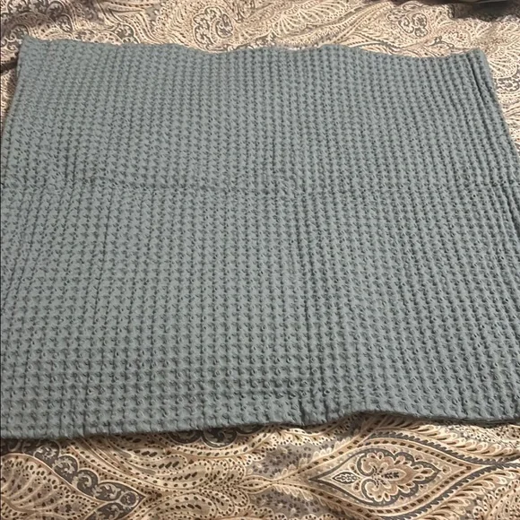 Textured Blue Pillow Covers