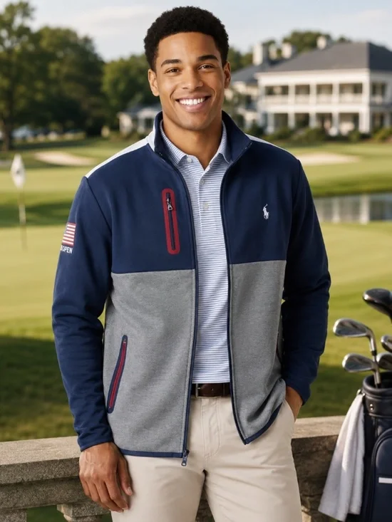Polo Golf Ralph Lauren 2019 US Open Pebble Beach Zip Jacket XL Golf Country Club