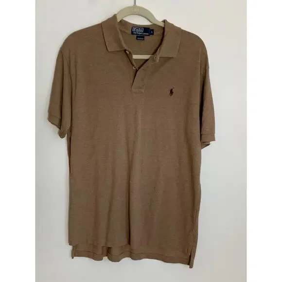 Polo Ralph Lauren Tan Polo size large‎