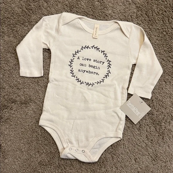 Tenth & Pine ‘Love Story’ Long Sleeve Bodysuit