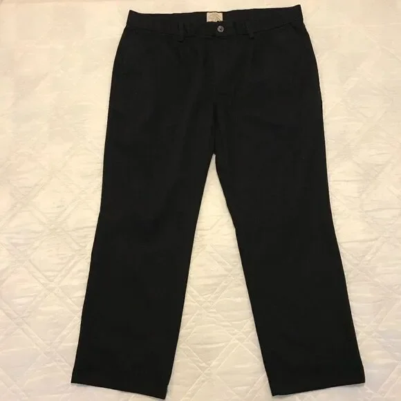 St‎ Johns Bay easy care black dress pants 38X29