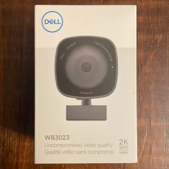 New - Dell WB3023 Webcam - brand new unopened original packaging web cam wb 3023