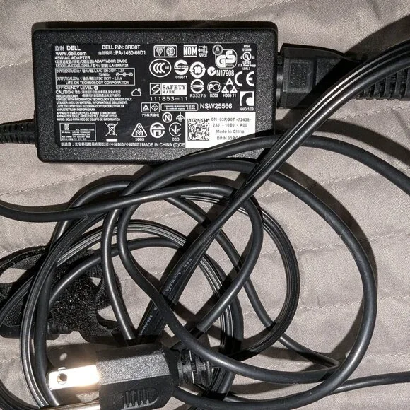 Genuine Dell 3RG0T 45W AC Power Supply Adapter Charger PA-1450-66D1 19.5V (4375)