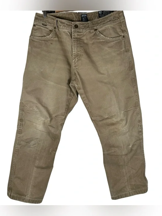 Kuhl Rydr Khaki Brown Anatomical Hiking Outdoor Rugged Work Pants Men’s Sz 36x30