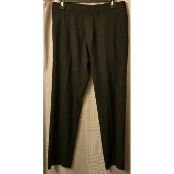 BOSS Hugo Boss Performance Pants Mens 36x33 Black Fit Golf Casual Chino