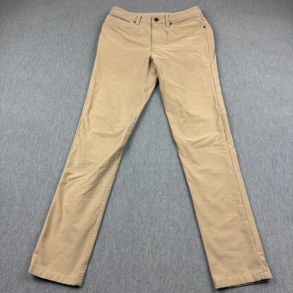 Lululemon Pants Mens 28 Brown ABC Classic Fit‎ Utilitech Chino Stretch 5 Pocket