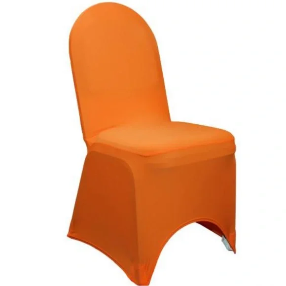 Elegant Orange Chair Cover