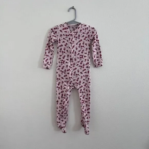 Betsey Johnson Floral Footie Pajama Size 24 Months