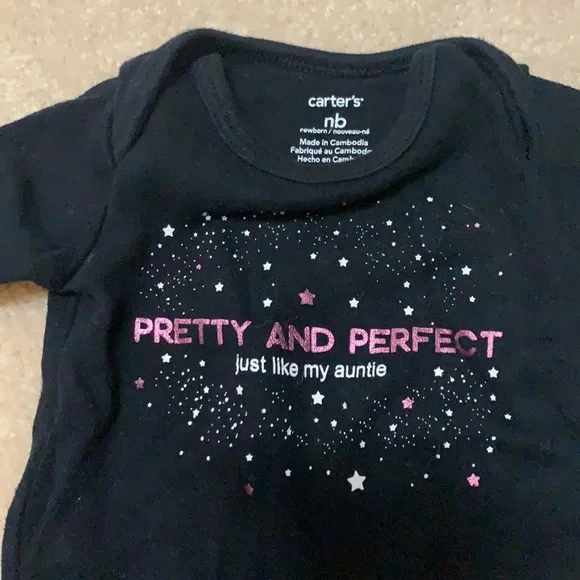 Auntie longe sleeve onesie aunt newborn infant girl