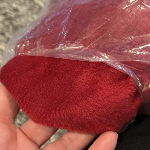 Red 3-seater sofa slipcover