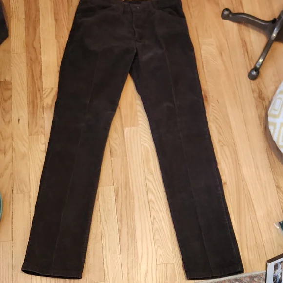 Levis Vintage Brown Corduroy Jeans Size 34 X 36