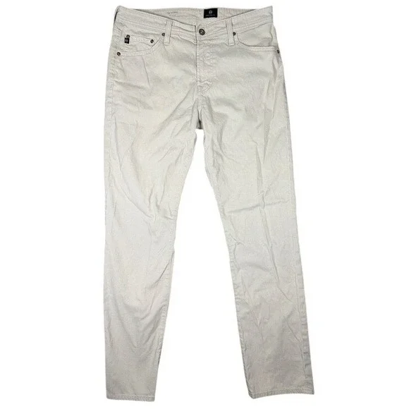 AG Adriano Goldschmied The Everett Slim Straight Pant Beige 33x32 1794SUDPBRPLTV