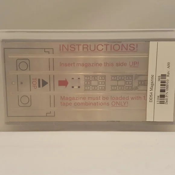 DELL DDS4 Magazine for 1, 7 or 8 Tapes