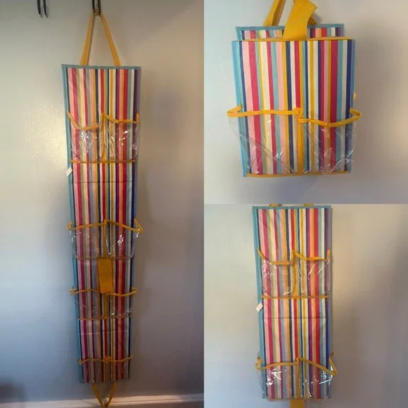 Hanging flip flop sandal or shoe storage organizer