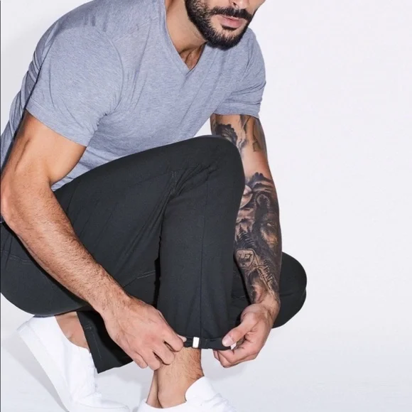 LULULEMON black men’s on the move classic ABC pants NWT