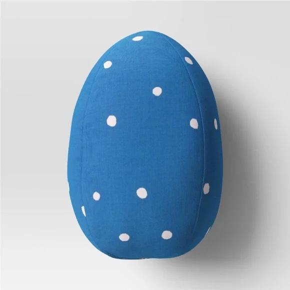 NWT Target Easter 2024 Blue Easter Egg Throw Pillow