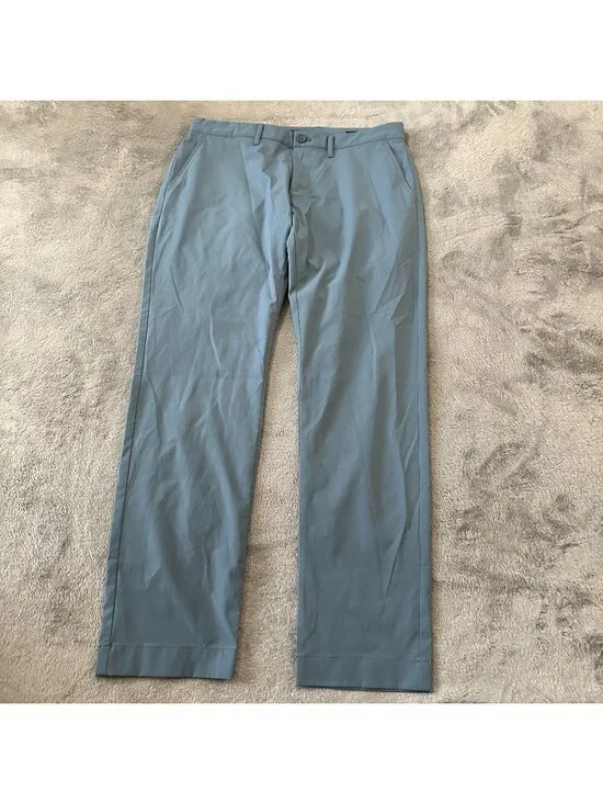 J. Crew Factory Flex Slim Fit Tech Blue Pants Slacks Men's 31x30