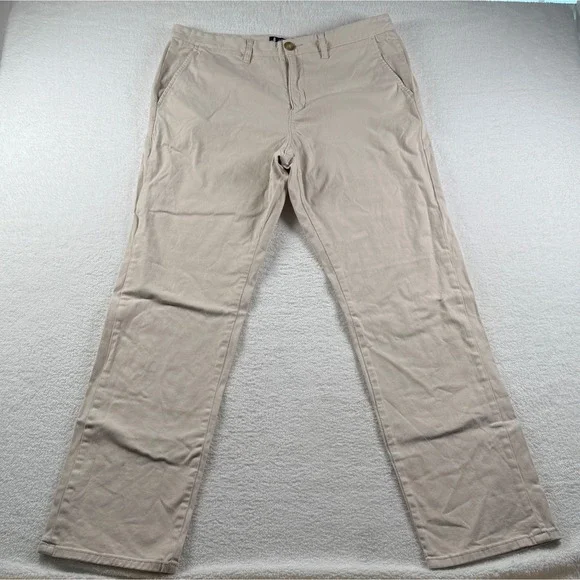 Johnnie O Golf Pants Mens 36x32 Khaki Beige Cotton‎ Blend