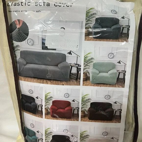 3 Seater Spandex Jacquard Elastic Fabric Stretch Sofa Slipcover