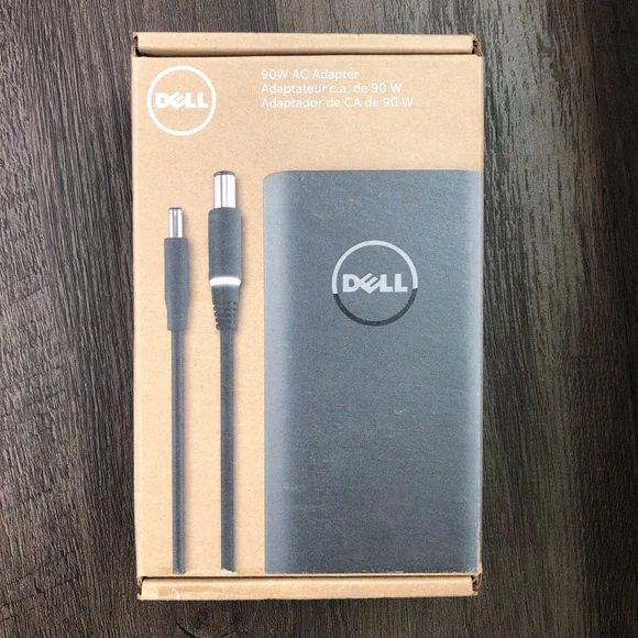 Dell Slim Power Adapter, 90-Watt (MKN5F)