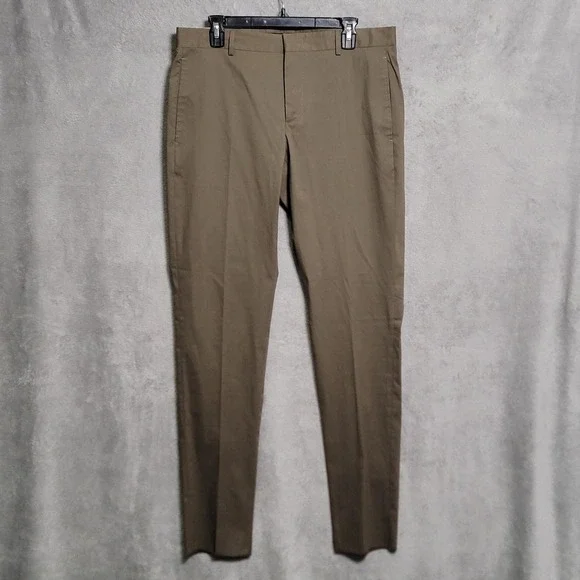 PT Torino Pants Mens 35x34 Brown Active Stretch Chino Trousers Dress Tech Work