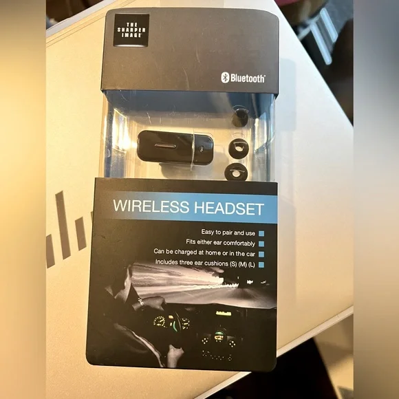 Sharper Image Bluetooth Wireless Headset *NIB* MSRP: $100+tax
