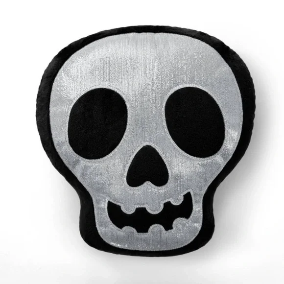 Target Bullseye’s Playground Halloween Skull Skeleton Novelty Throw Pillow