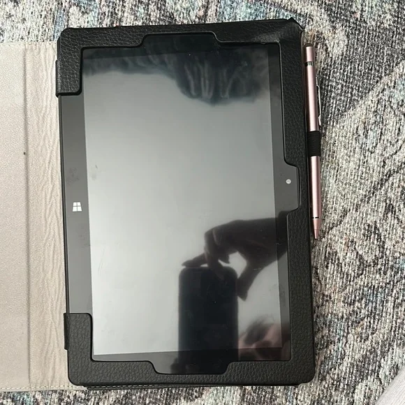 Black Tablet with Stylus
