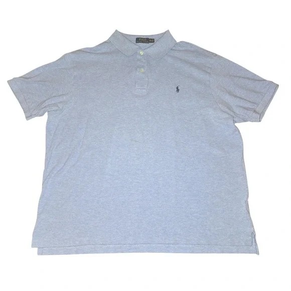 Polo Ralph Lauren Polo Shirt Mens‎ 2XB Blue Short Sleeve Cotton Pony Logo