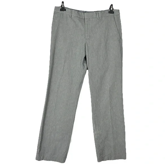 Express Producer Pants 34x32 Cotton Grey Striped Workwear Office Career Work