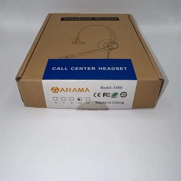 Arama A800 Call Center Headset USB Telephone Headset