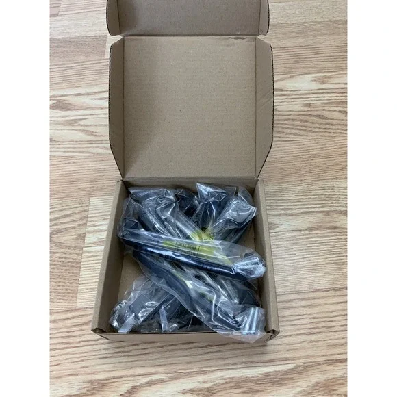 Kitchen Cabinet Square Drawer Pulls Black 10‎ Pk 5