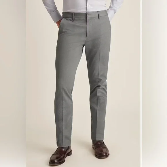 Bonobos Friday Tailored Cotton Chino Pants 33x32 Grey