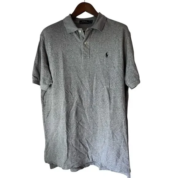 Polo Ralph Lauren Men’s sz L 100% Cotton Black Pony Polo