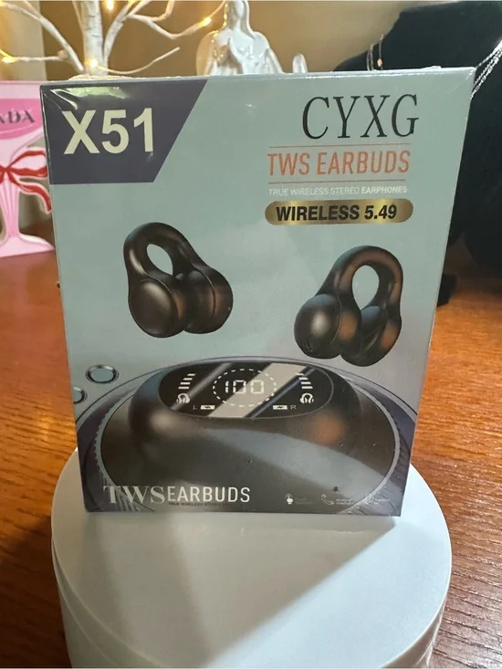 X51 Black TWS Wireless Earbuds with Charging Case