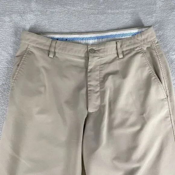 FootJoy Golf Pants Performance Stretch Beige Athletic Fit Men’s 34x30
