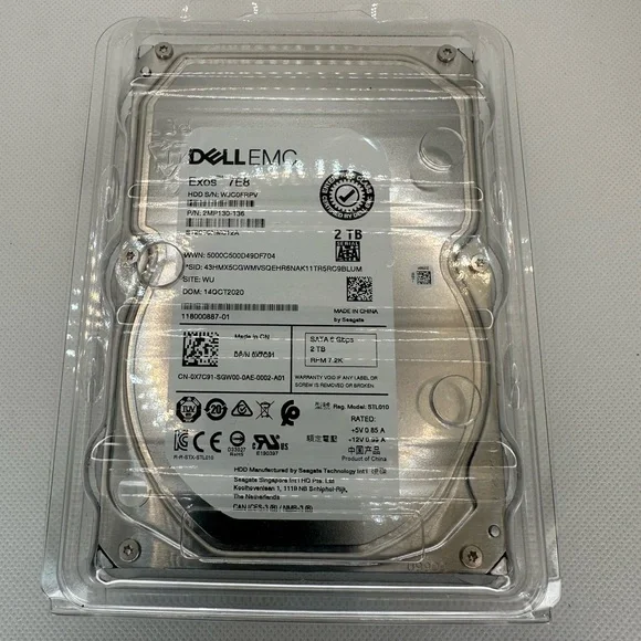 Dell Silver Hard Drive 2TB