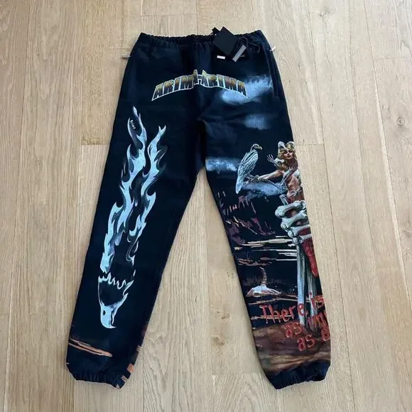Arima - DESERT CRUCIFIX SWEATPANTS in Black