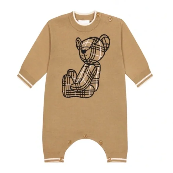 Burberry Baby Thomas Bear Infant Romper
