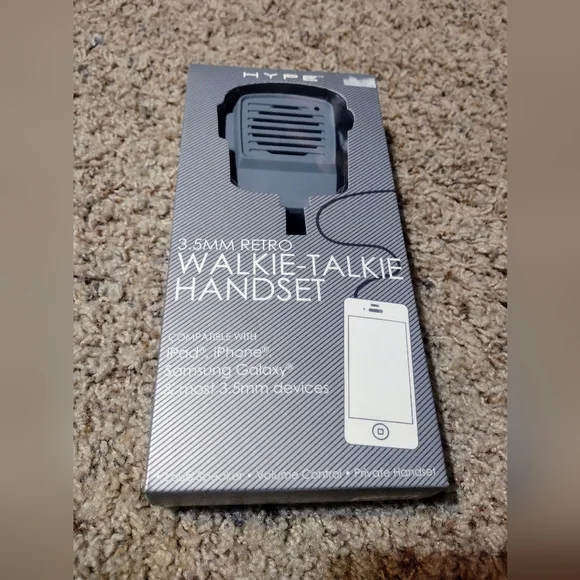 🆕️Hype 3.5mm Retro Walkie_Talkie Handset