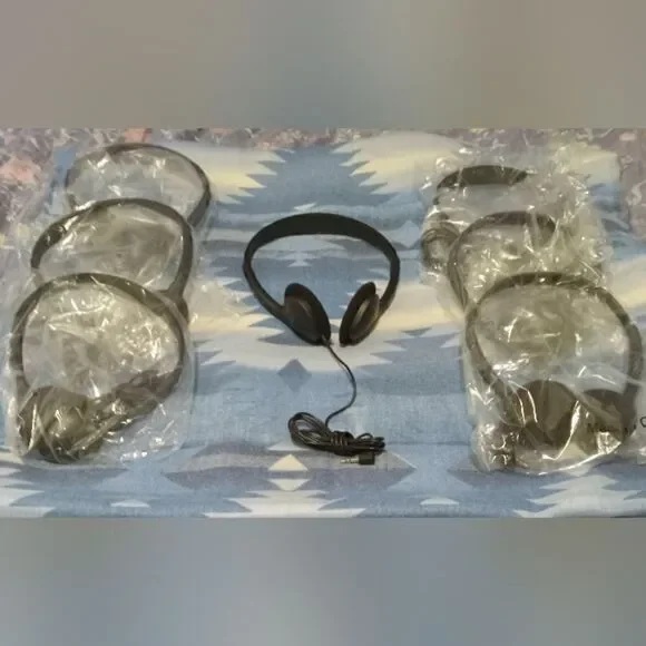 Skysonic over the head headphones in bulk fir classroom, airplane, hospital,etc