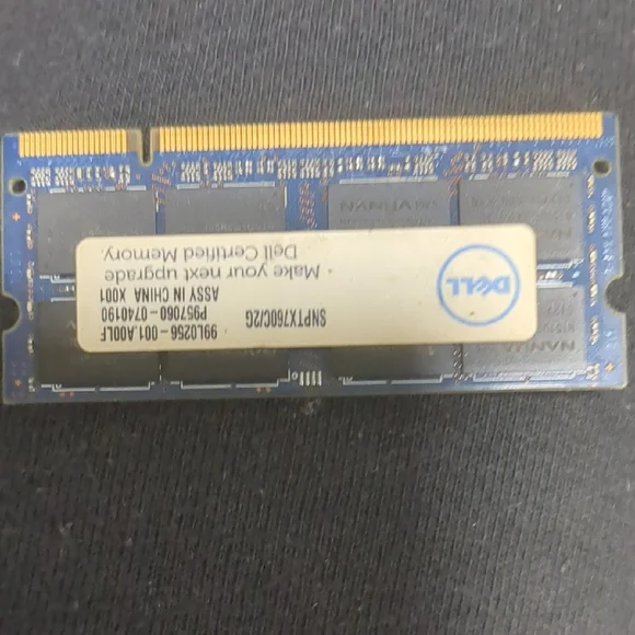 Dell Black and Blue RAM Module