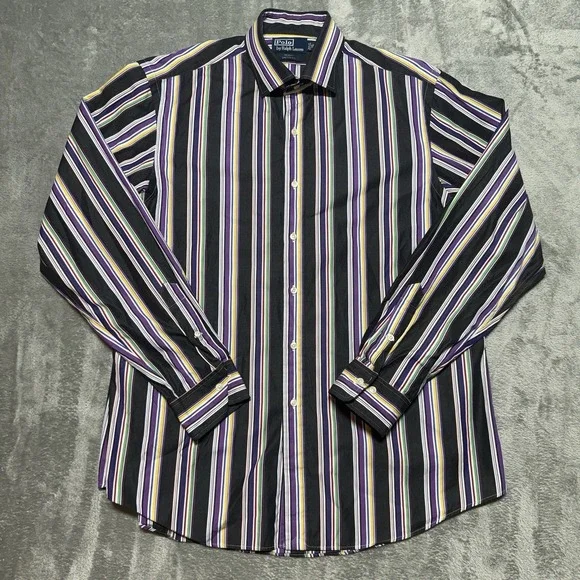 Vintage Polo Ralph Lauren Shirt Mens Custom Fit Regent Size XL