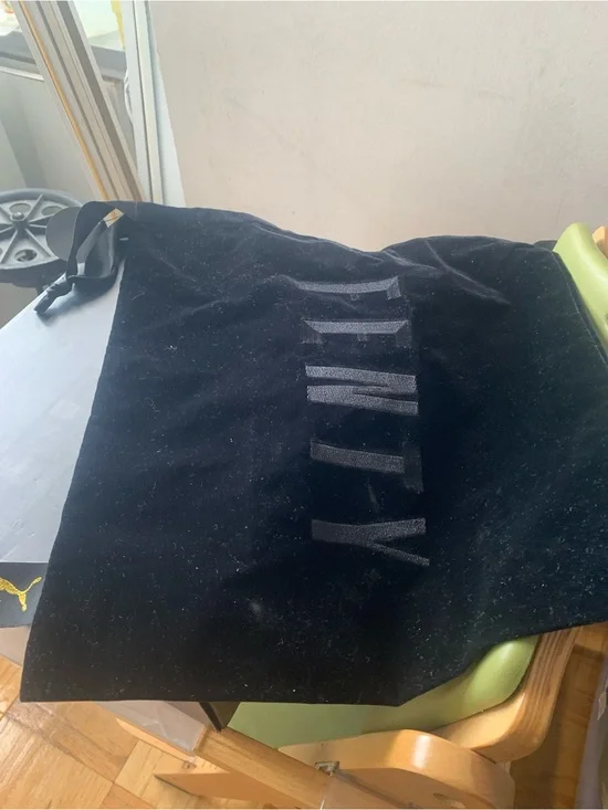 NEW Fenty Beauty Black Velvet Drawstring Empty Bag